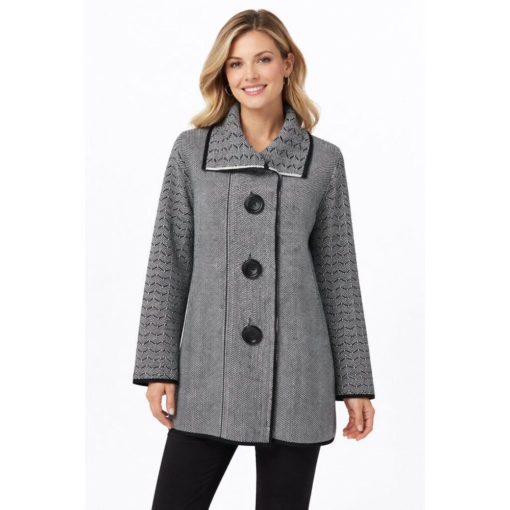 Sioni Sweater Coat Size 1X Long Line